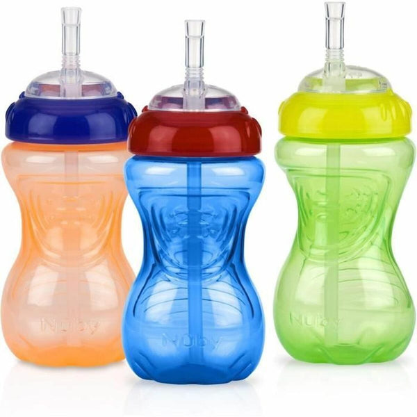 övningskoppen Nûby Multicolour 300 ml 3 Delar-Bebis, Amning och kost-Nûby-peaceofhome.se