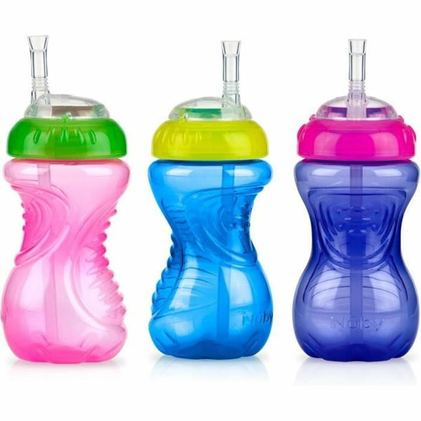 övningskoppen Nûby Multicolour 300 ml 3 Delar-Bebis, Amning och kost-Nûby-peaceofhome.se