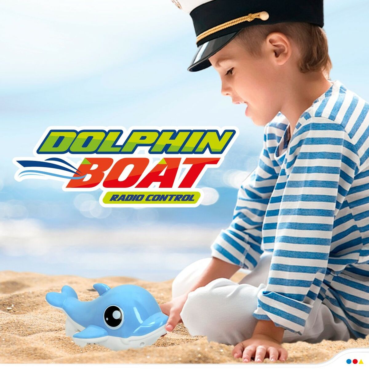 radiostyrd båt Colorbaby Delfin (2 antal)-Leksaker och spel, Fordon-Colorbaby-peaceofhome.se