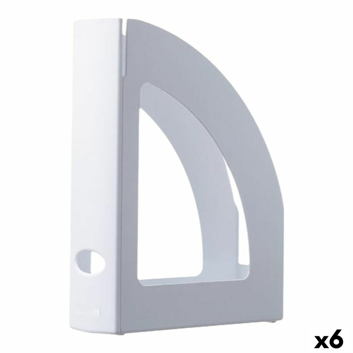 Tidningsställ Archivo 2000 Ecogreen Vit A4 polystyren 25 x 8 x 32 cm (6 antal)-Kontor och Kontorsmaterial, Kontorsmaterial-Archivo 2000-peaceofhome.se