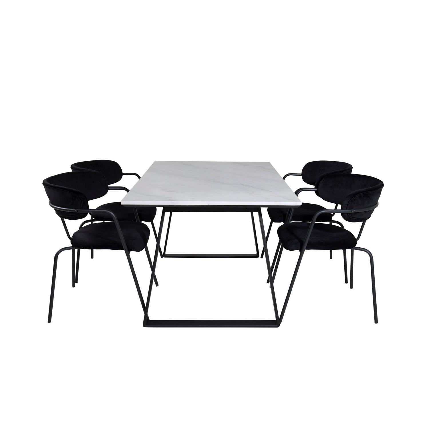 ARROW ESTELLE Matbord 140x90 + 4 stolar-Venture Home-peaceofhome.se