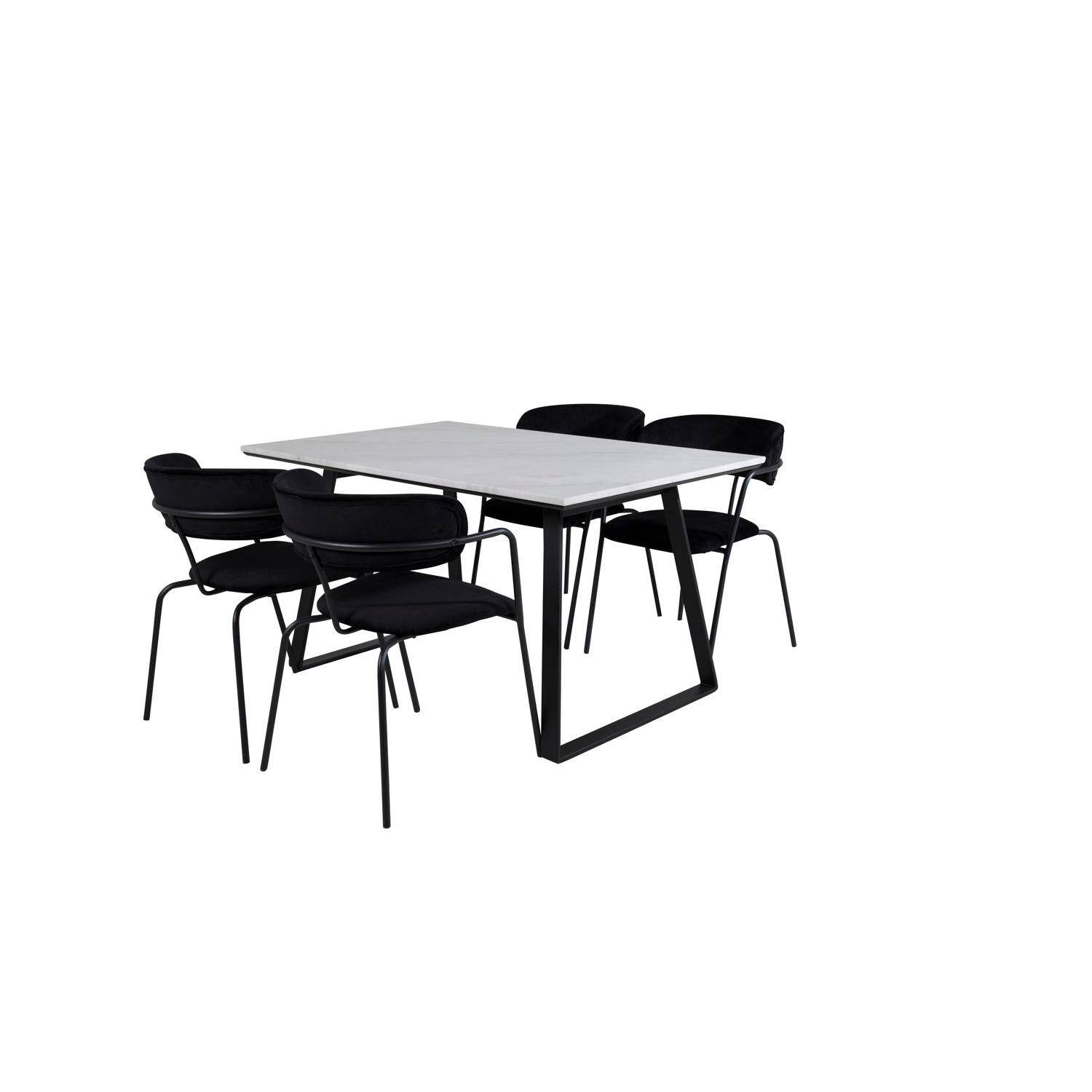 ARROW ESTELLE Matbord 140x90 + 4 stolar-Venture Home-peaceofhome.se