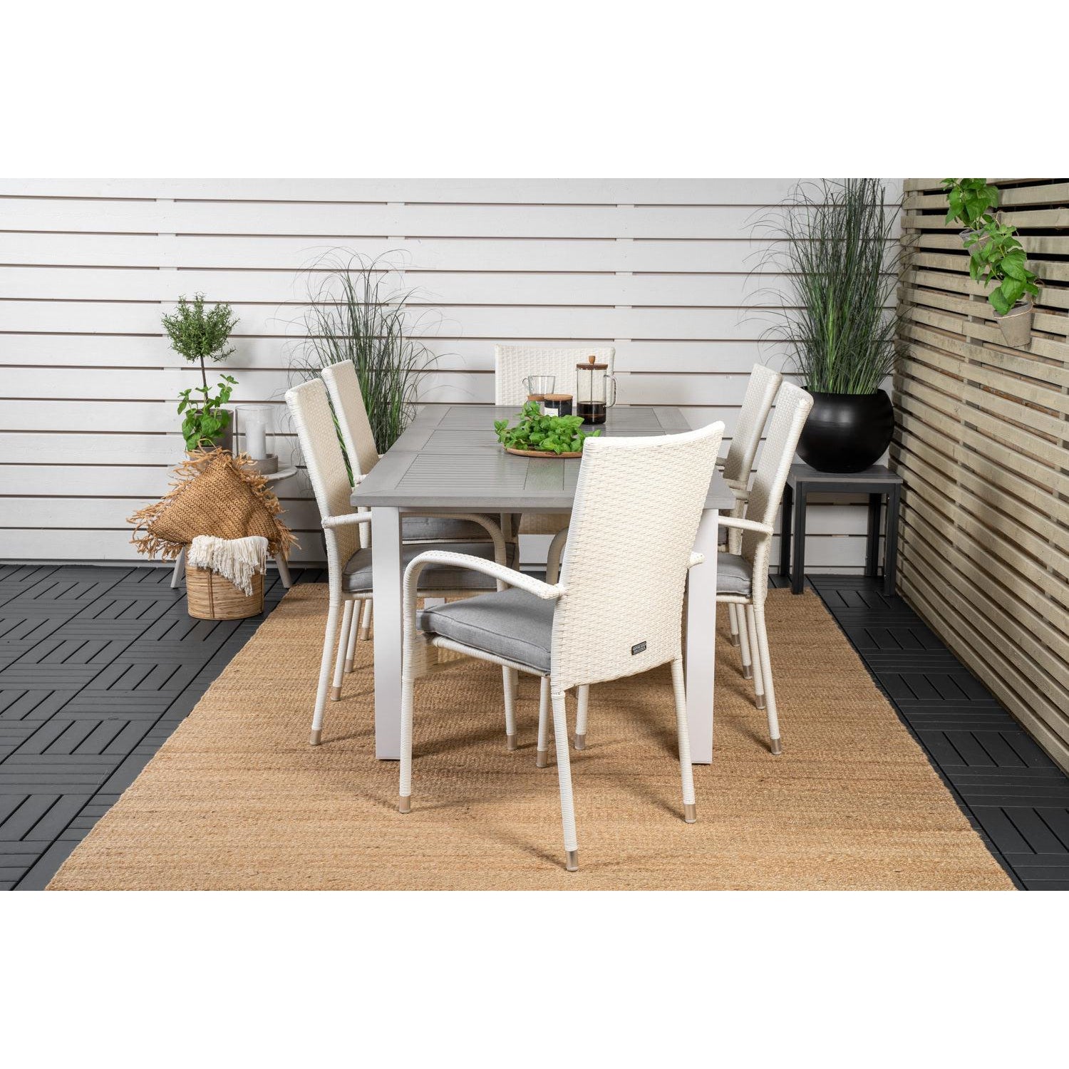 Albany Rektangulär Matgrupp-Table Set-Venture Home-peaceofhome.se