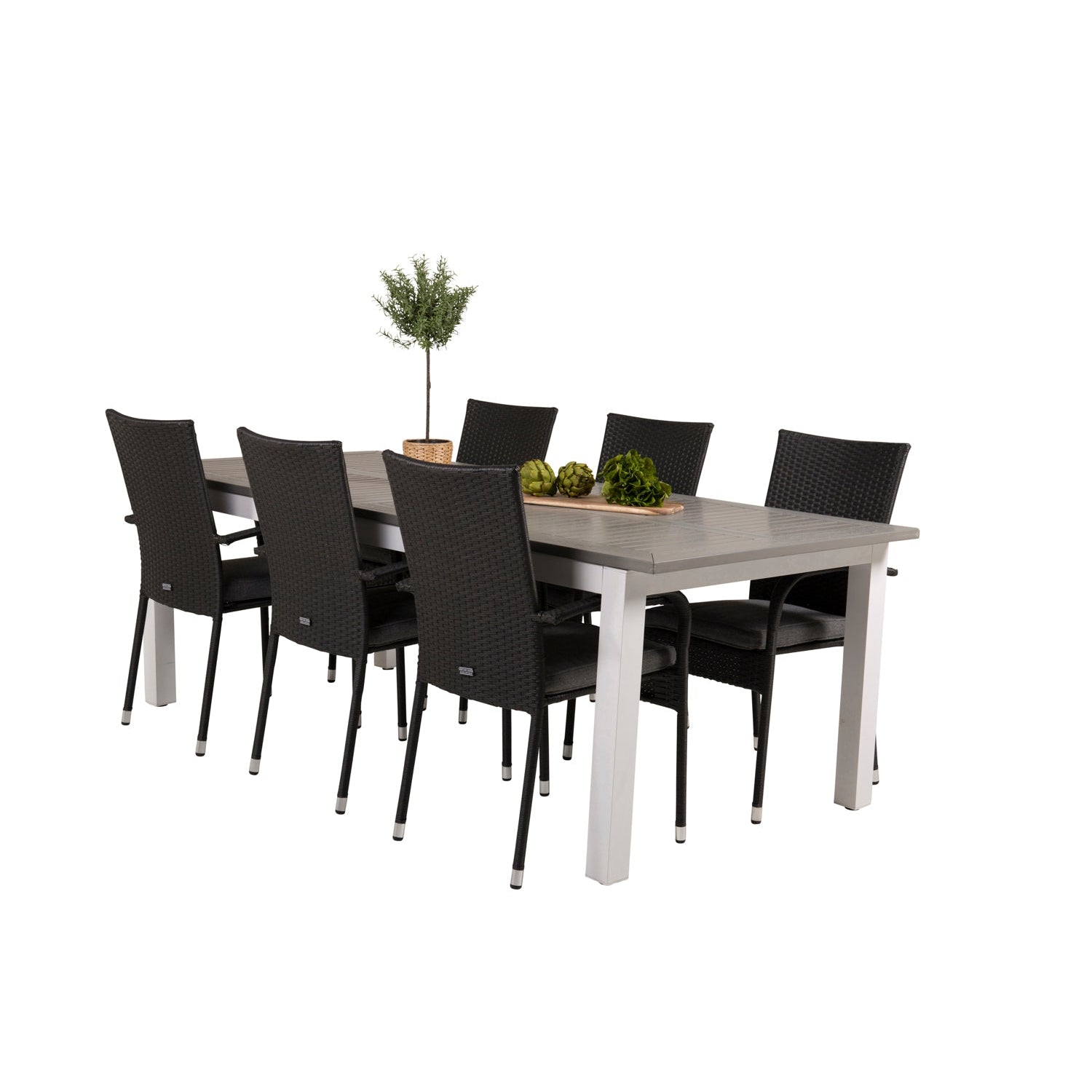 Albany Rektangulär Matgrupp-Table Set-Venture Home-peaceofhome.se