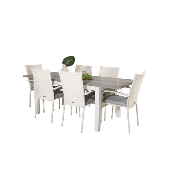 Albany Rektangulär Matgrupp-Table Set-Venture Home-peaceofhome.se
