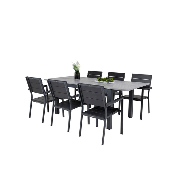 Albany Rektangulär Matgrupp-Table Set-Venture Home-peaceofhome.se