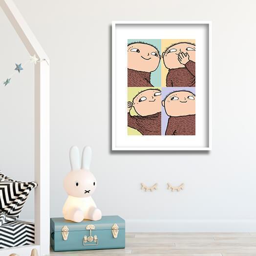 Alfons Åberg MiniPosters / Grattiskort 5-pack-Poster-Magic & Prints-peaceofhome.se