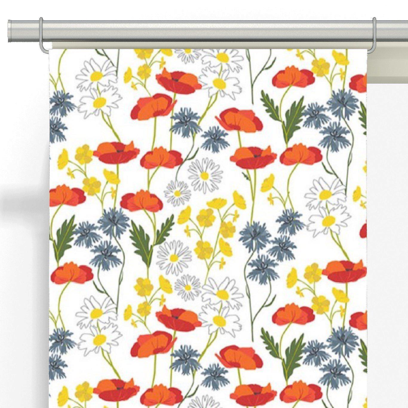 Ängsblommor Panelgardiner 2-pack-Panelgardin-Arvidssons Textil-peaceofhome.se