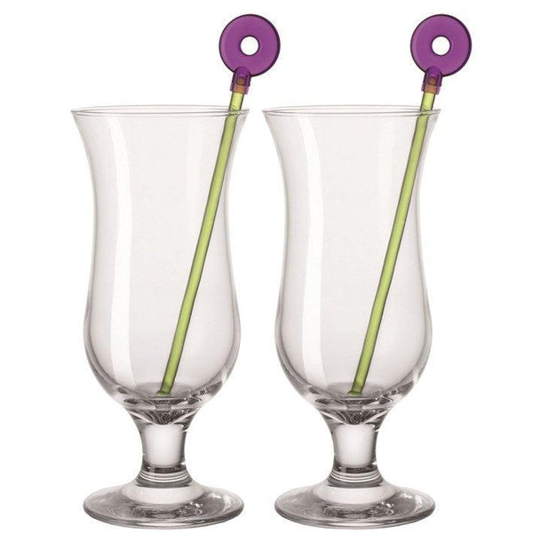 BAR Hurricane Drinkglas med drinkpinne - 2-pack-Drinkglas-Leonardo-peaceofhome.se