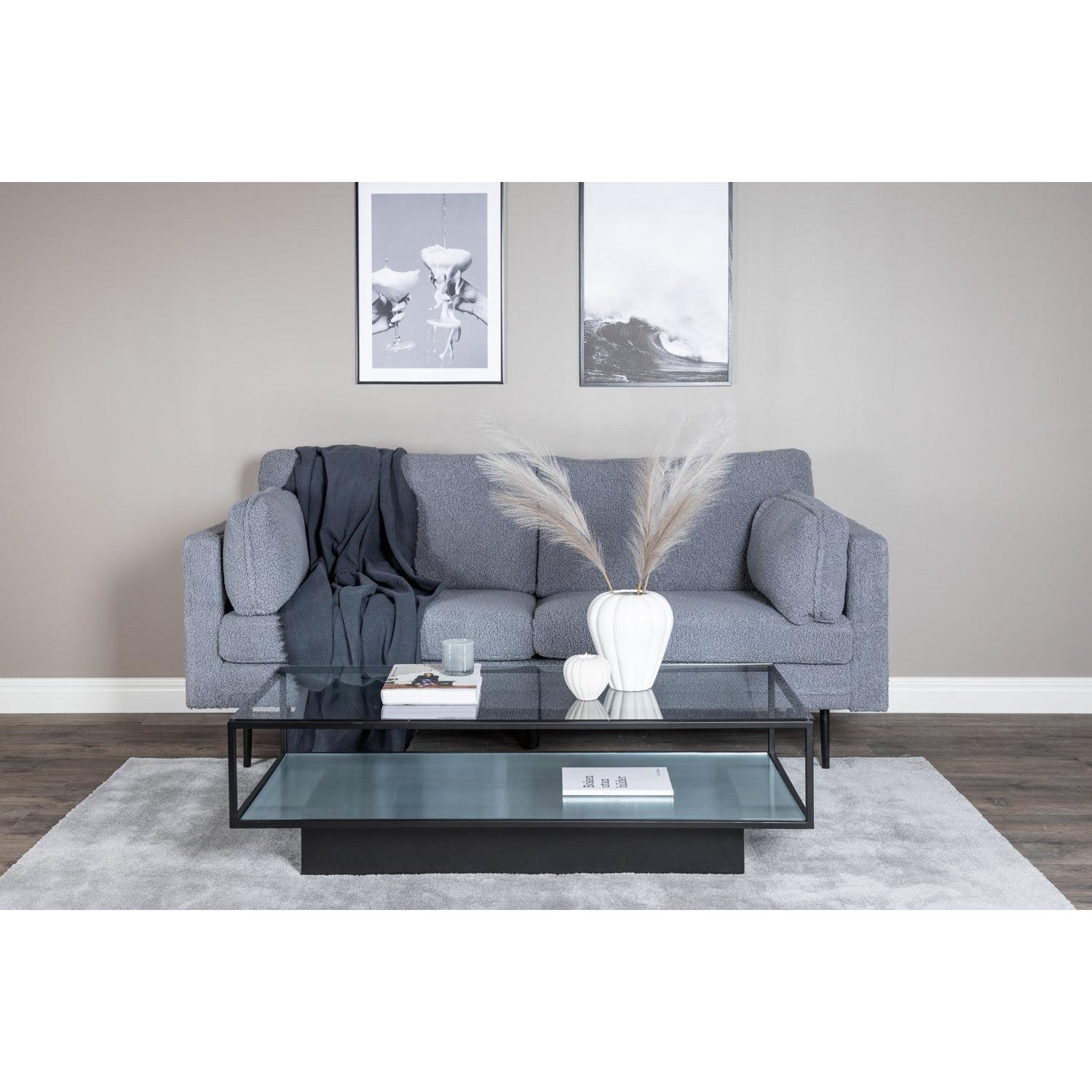 BOOM 2-3 Sitssoffa Teddy - Grå-Soffa-Venture Home-peaceofhome.se