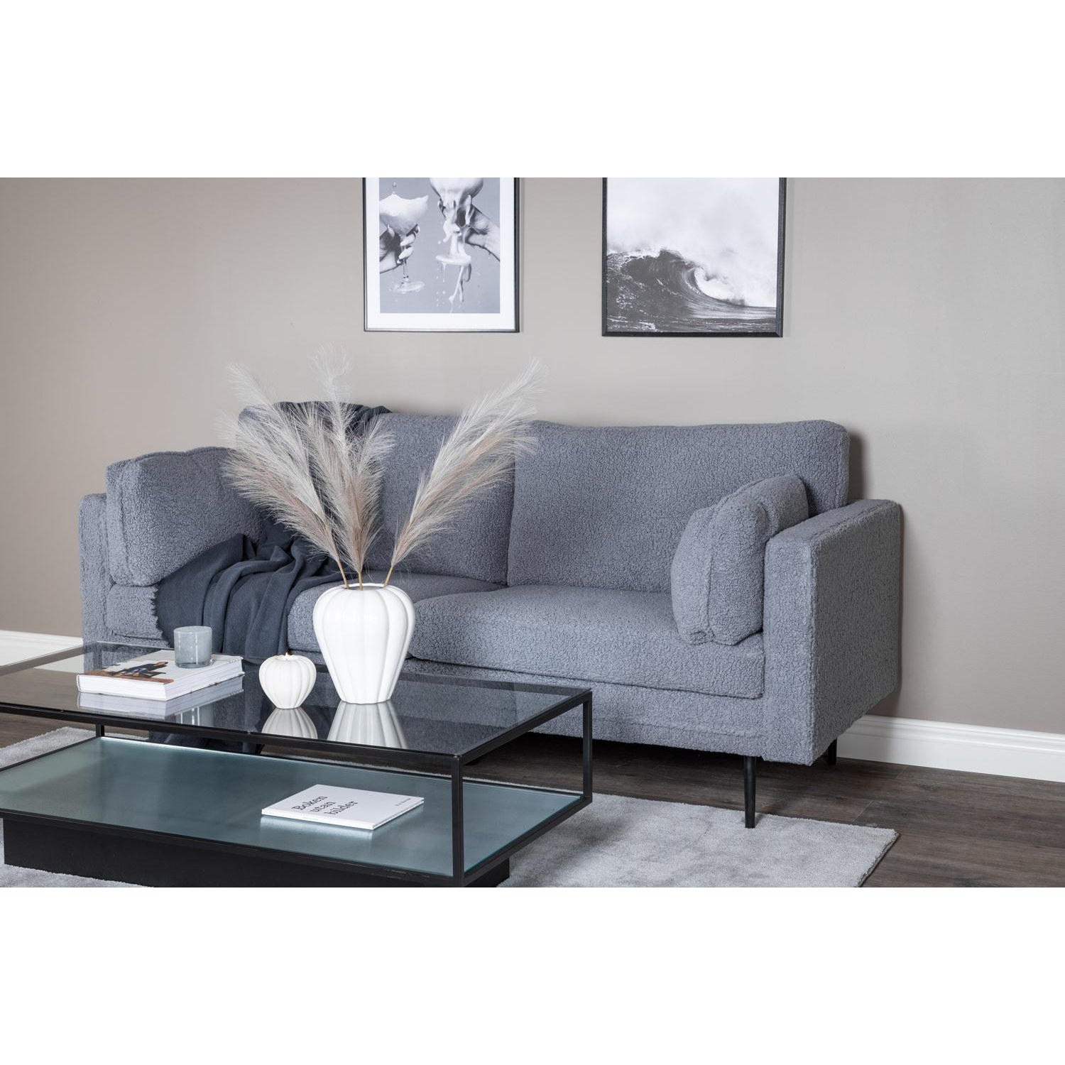 BOOM 2-3 Sitssoffa Teddy - Grå-Soffa-Venture Home-peaceofhome.se