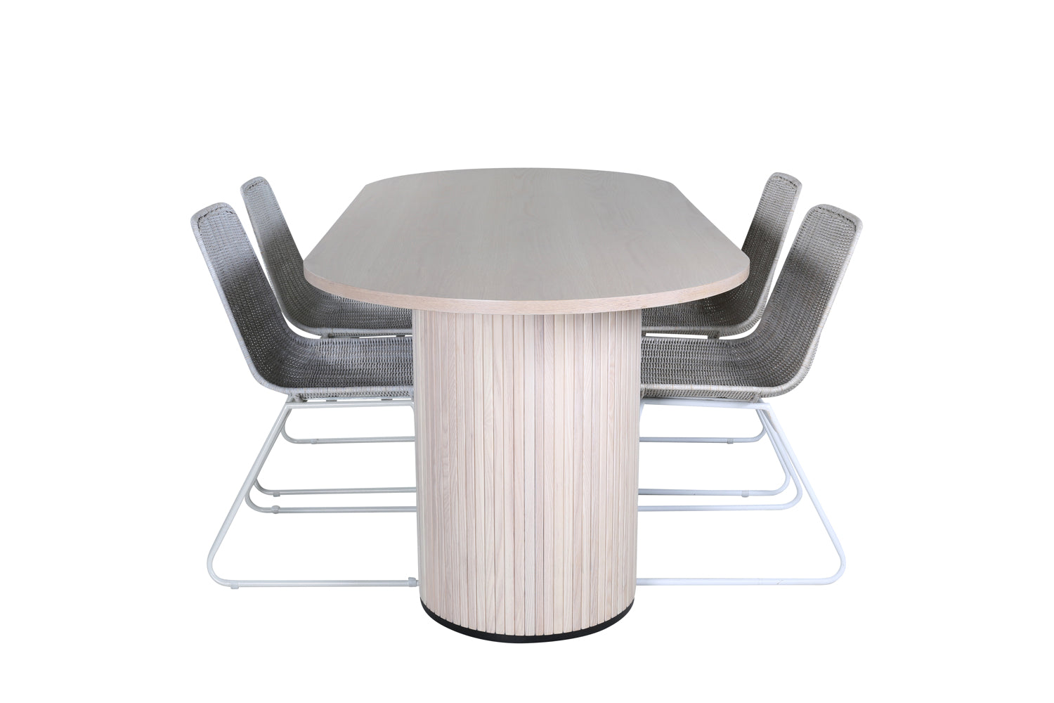 Bianca Oval Matgrupp-GR Dining Set-Venture Home-peaceofhome.se