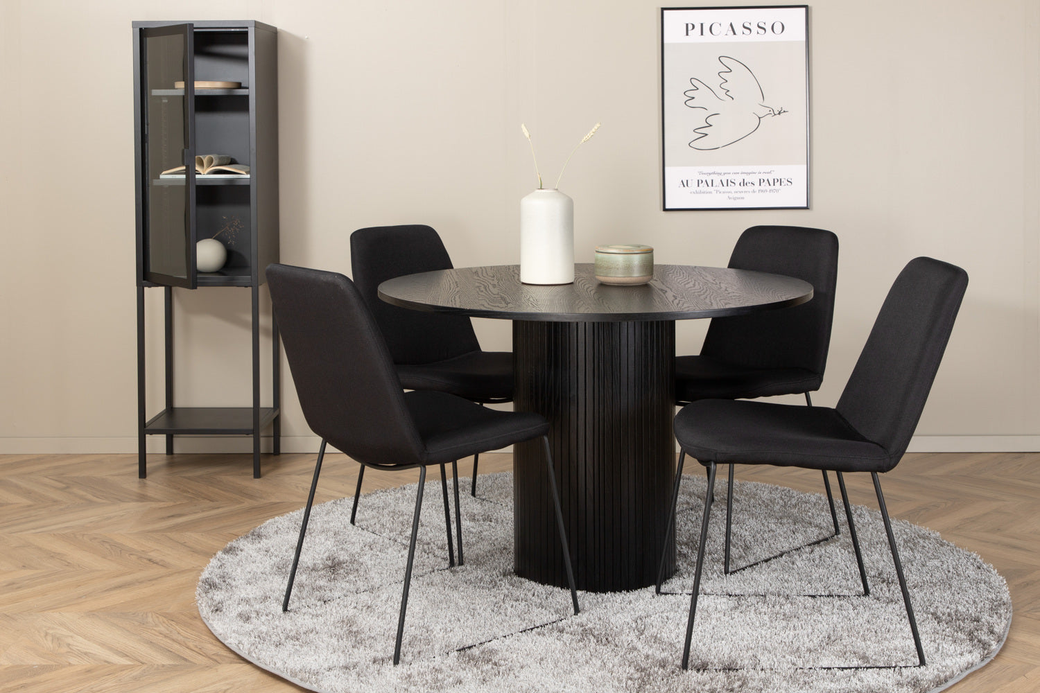 Bianca Rund Matgrupp-GR Dining Set-Venture Home-peaceofhome.se