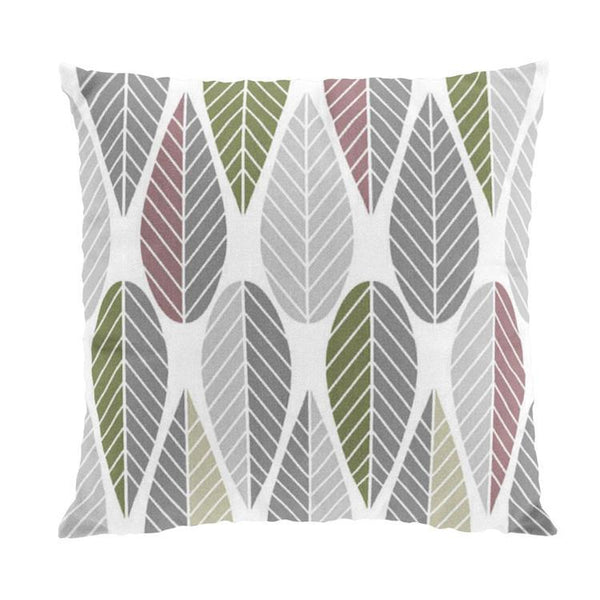 Blader Kuddfodral 47x47 cm-Kuddfodral-Arvidssons Textil-Rosa-peaceofhome.se
