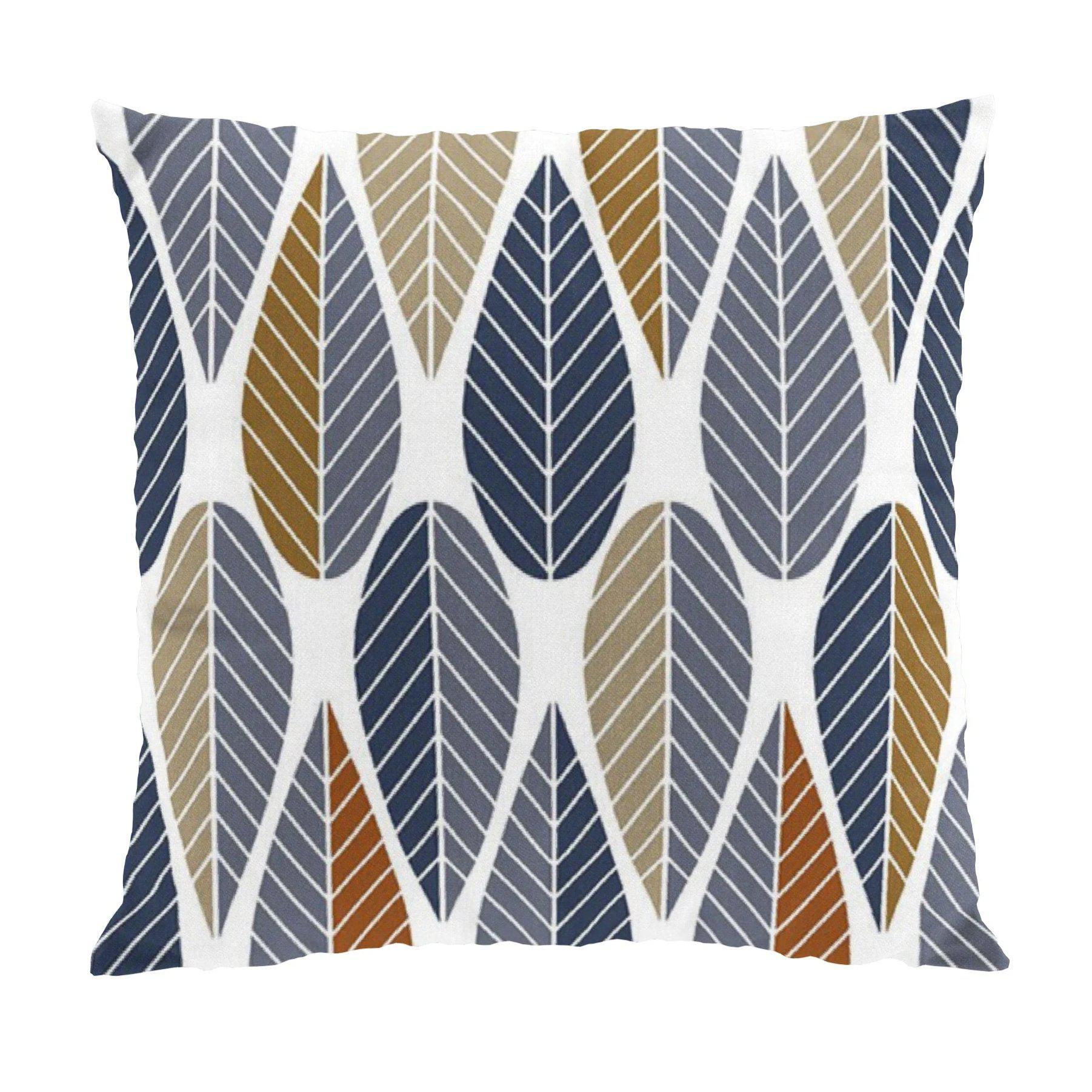 Blader Kuddfodral 47x47 cm-Kuddfodral-Arvidssons Textil-peaceofhome.se