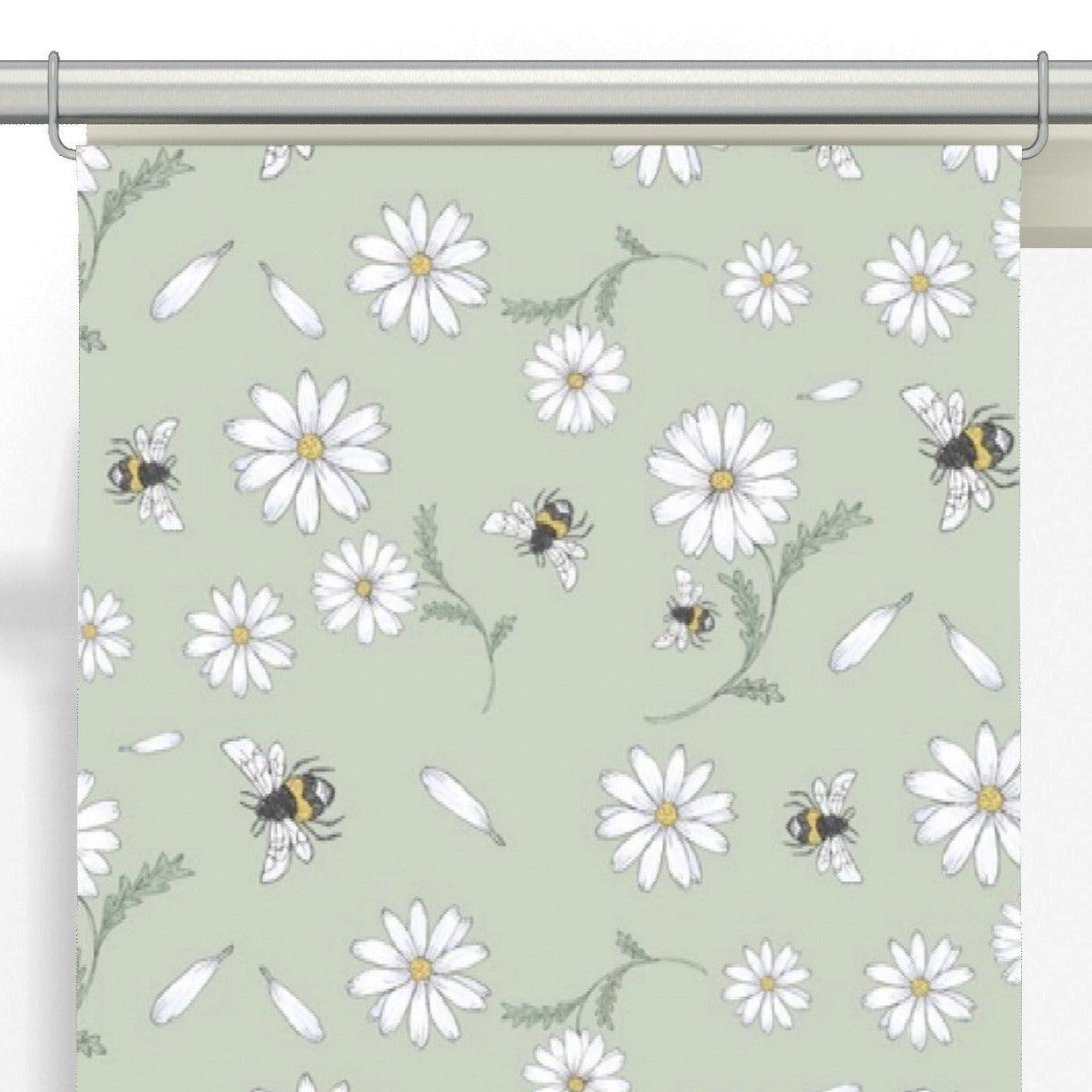 Blomstersurr Panelgardiner 2-pack-Panelgardin-Arvidssons Textil-peaceofhome.se