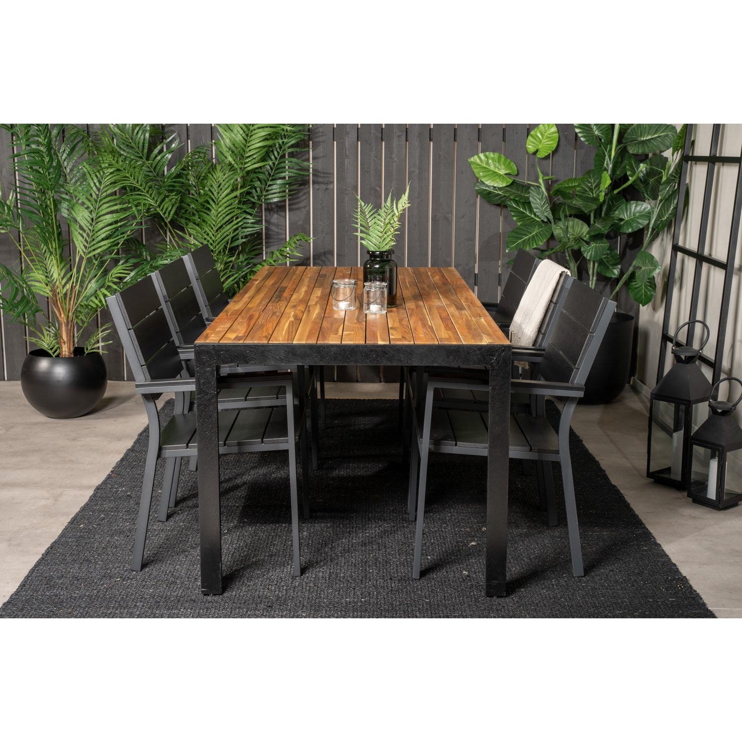 Bois Rektangulär Matgrupp-Table Set-Venture Home-peaceofhome.se
