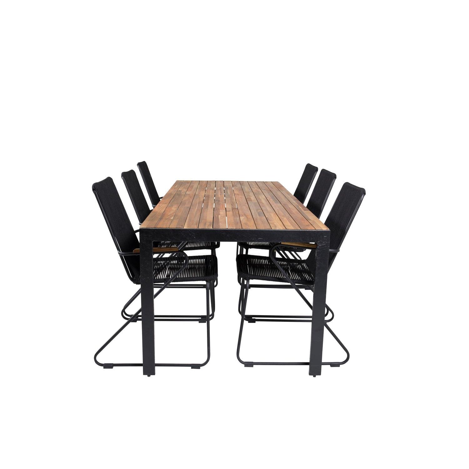 Bois Rektangulär Matgrupp-Table Set-Venture Home-peaceofhome.se