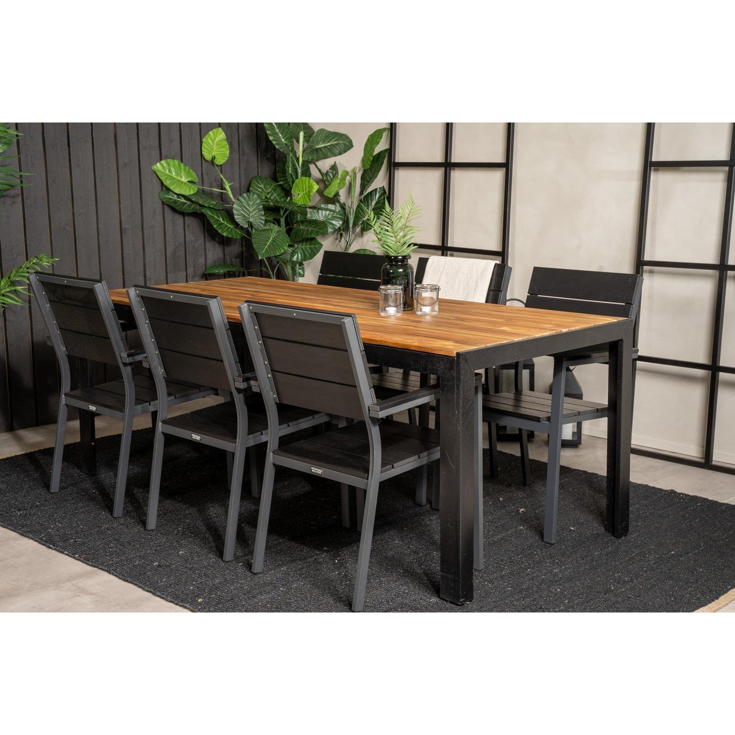 Bois Rektangulär Matgrupp-Table Set-Venture Home-peaceofhome.se