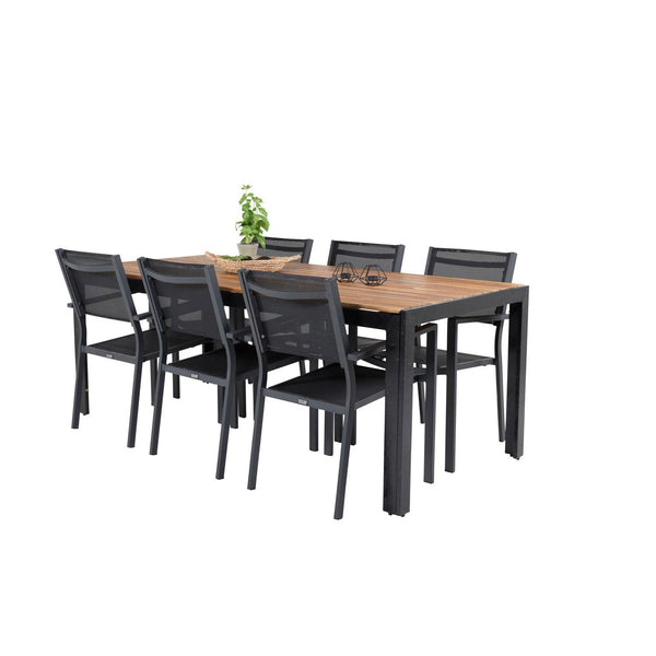 Bois Rektangulär Matgrupp-Table Set-Venture Home-peaceofhome.se