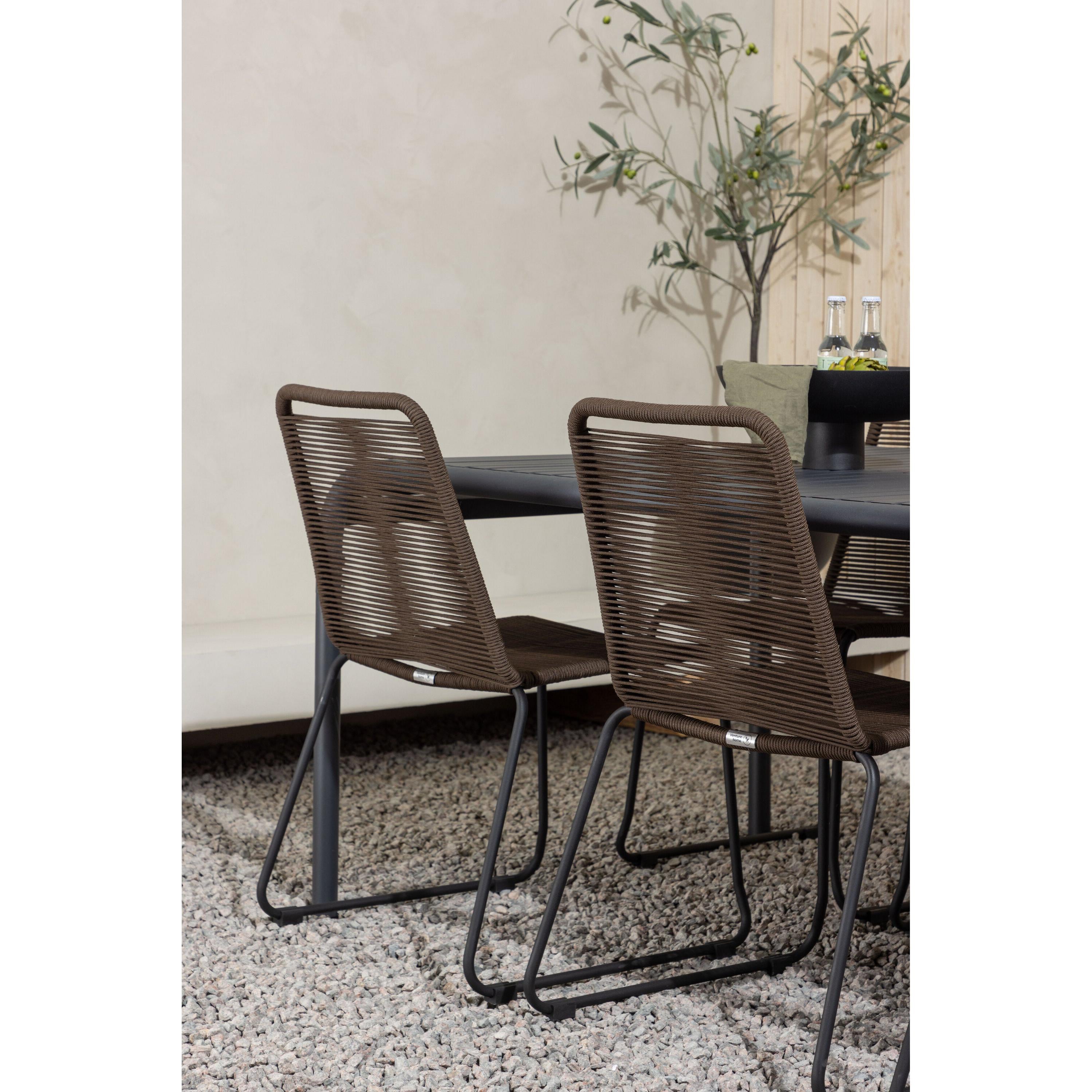 Borneo Rektangulär Matgrupp-Table Set-Venture Home-peaceofhome.se