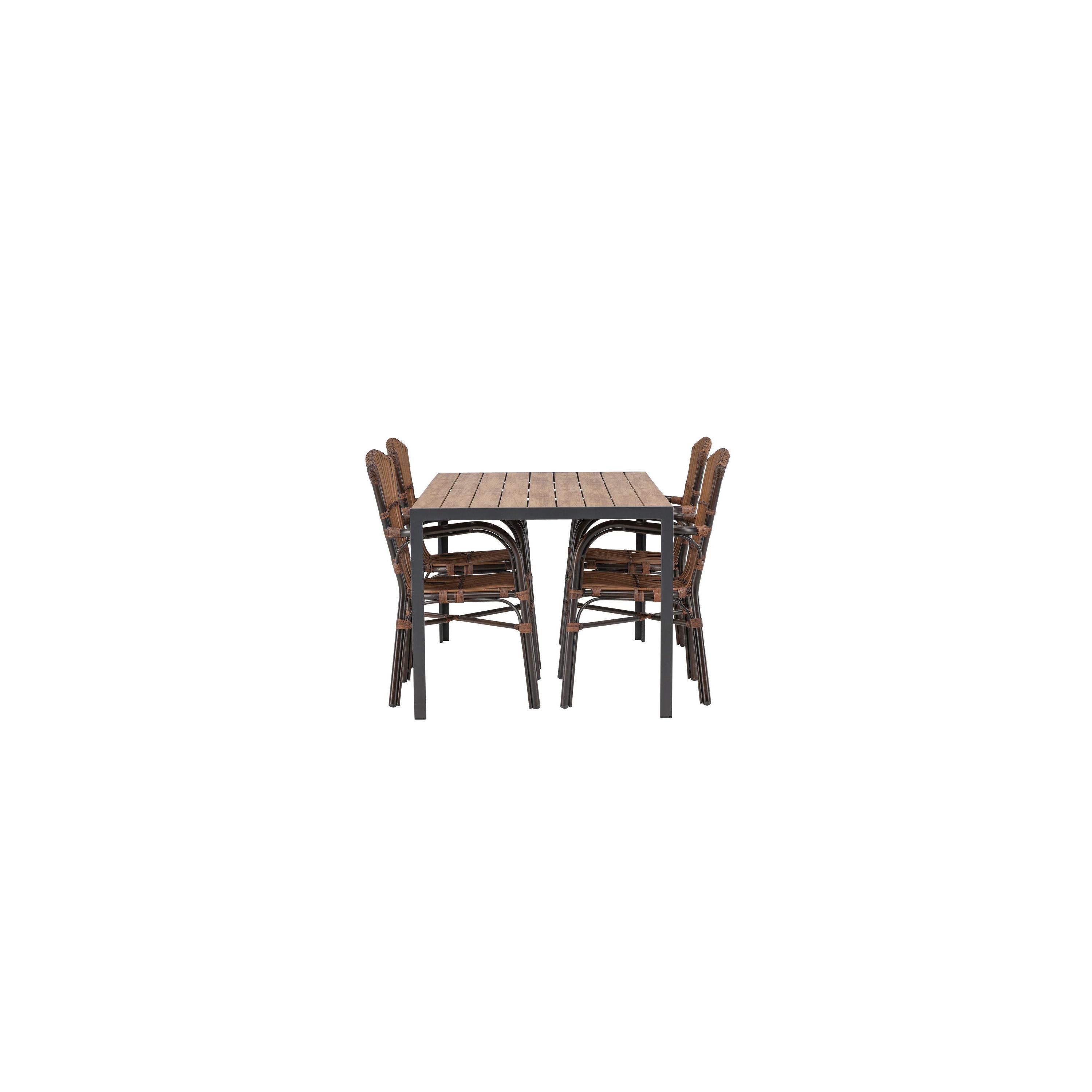Break Rektangulär Matgrupp-Table Set-Venture Home-peaceofhome.se