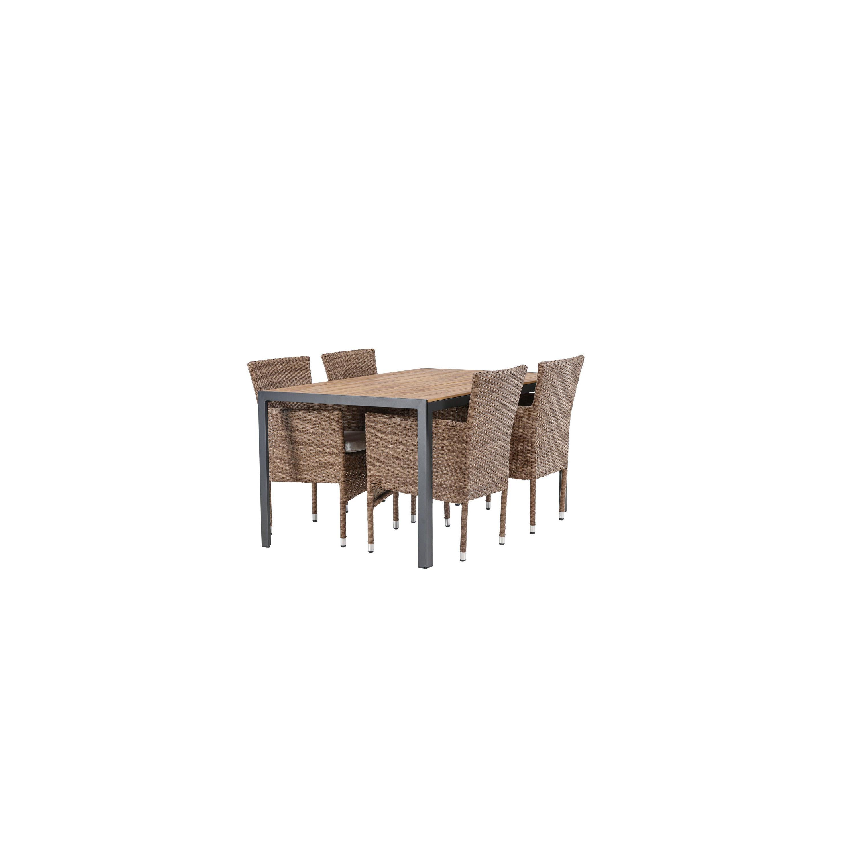 Break Rektangulär Matgrupp-Table Set-Venture Home-peaceofhome.se