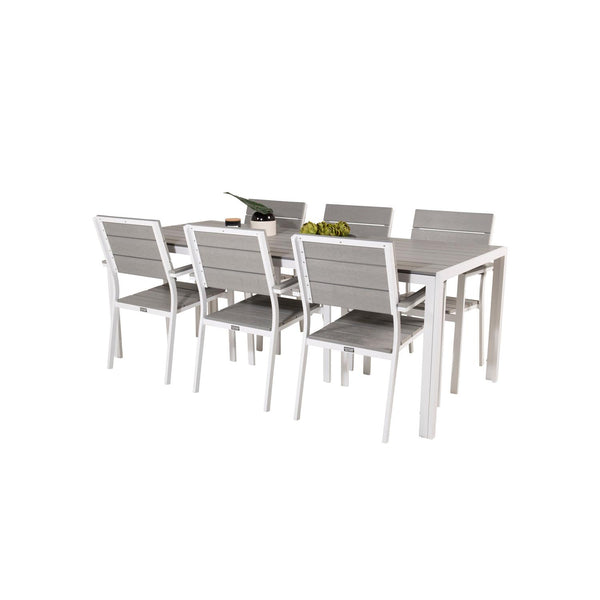 Break Rektangulär Matgrupp-Table Set-Venture Home-peaceofhome.se