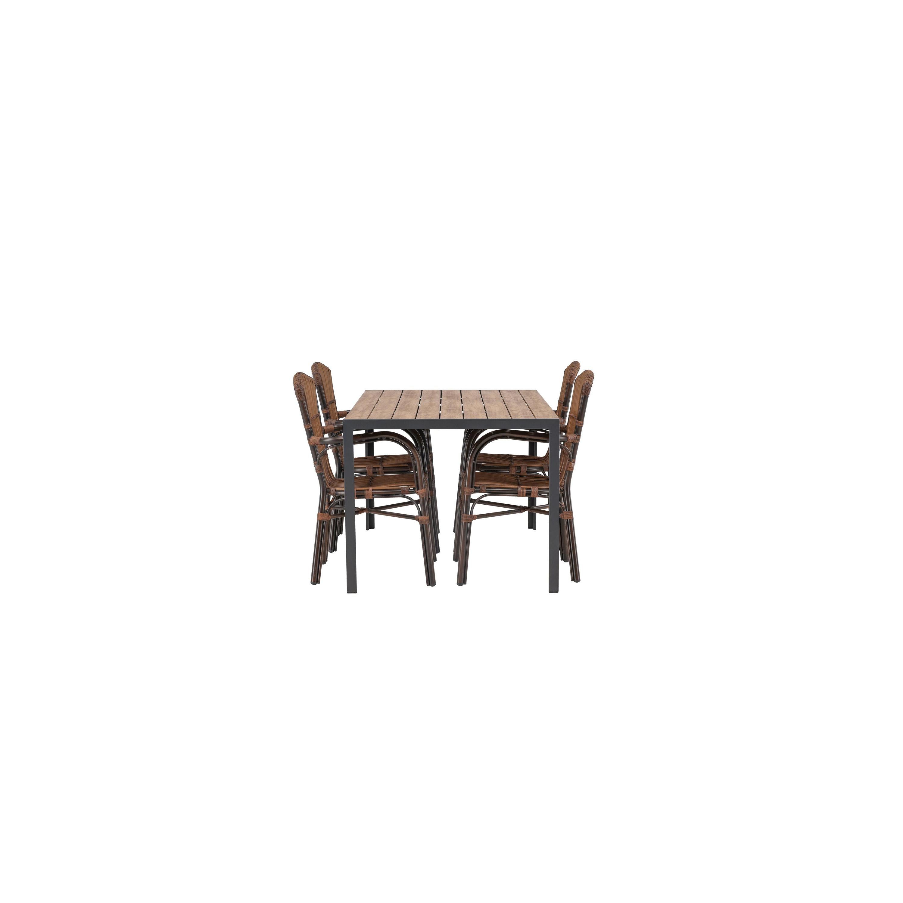 Break Rektangulär Matgrupp-Table Set-Venture Home-peaceofhome.se