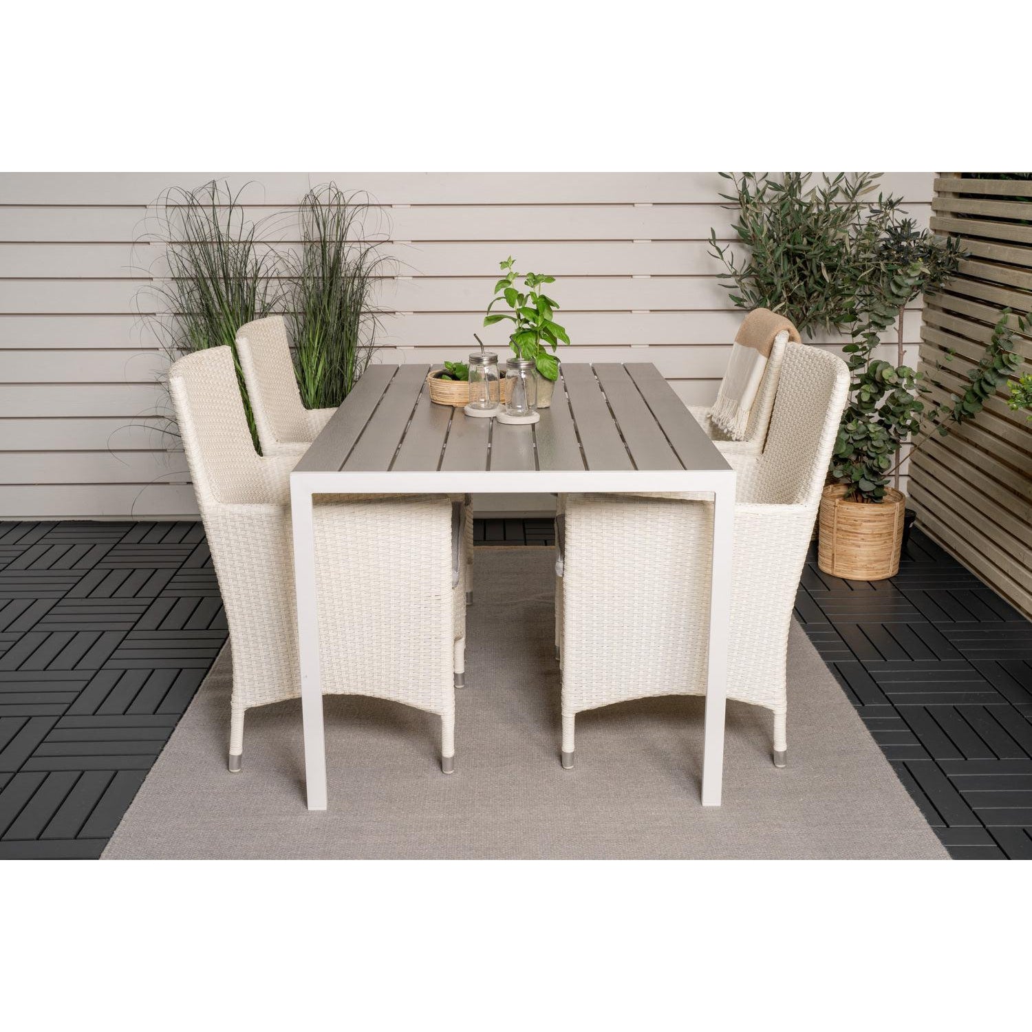 Break Rektangulär Matgrupp-Table Set-Venture Home-peaceofhome.se