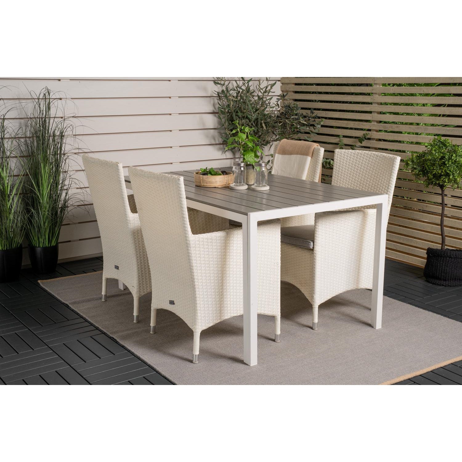 Break Rektangulär Matgrupp-Table Set-Venture Home-peaceofhome.se