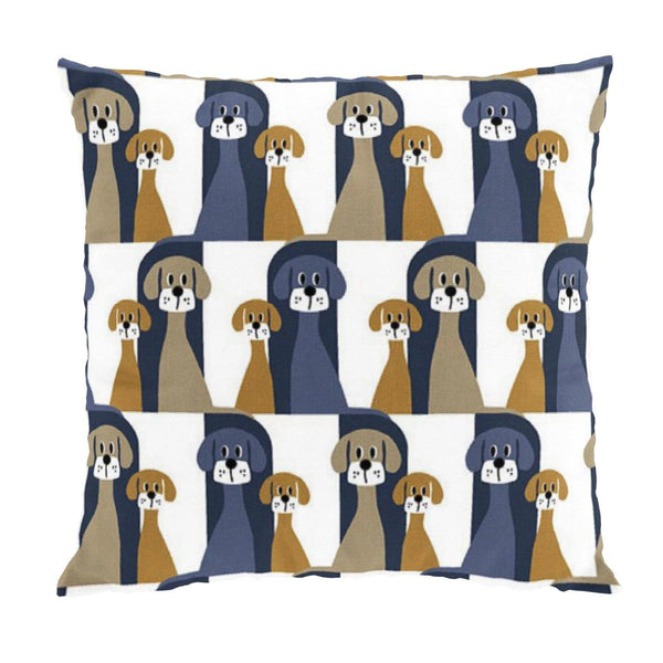 Buster Kuddfodral 47x47 cm-Kuddfodral-Arvidssons Textil-Blå-peaceofhome.se
