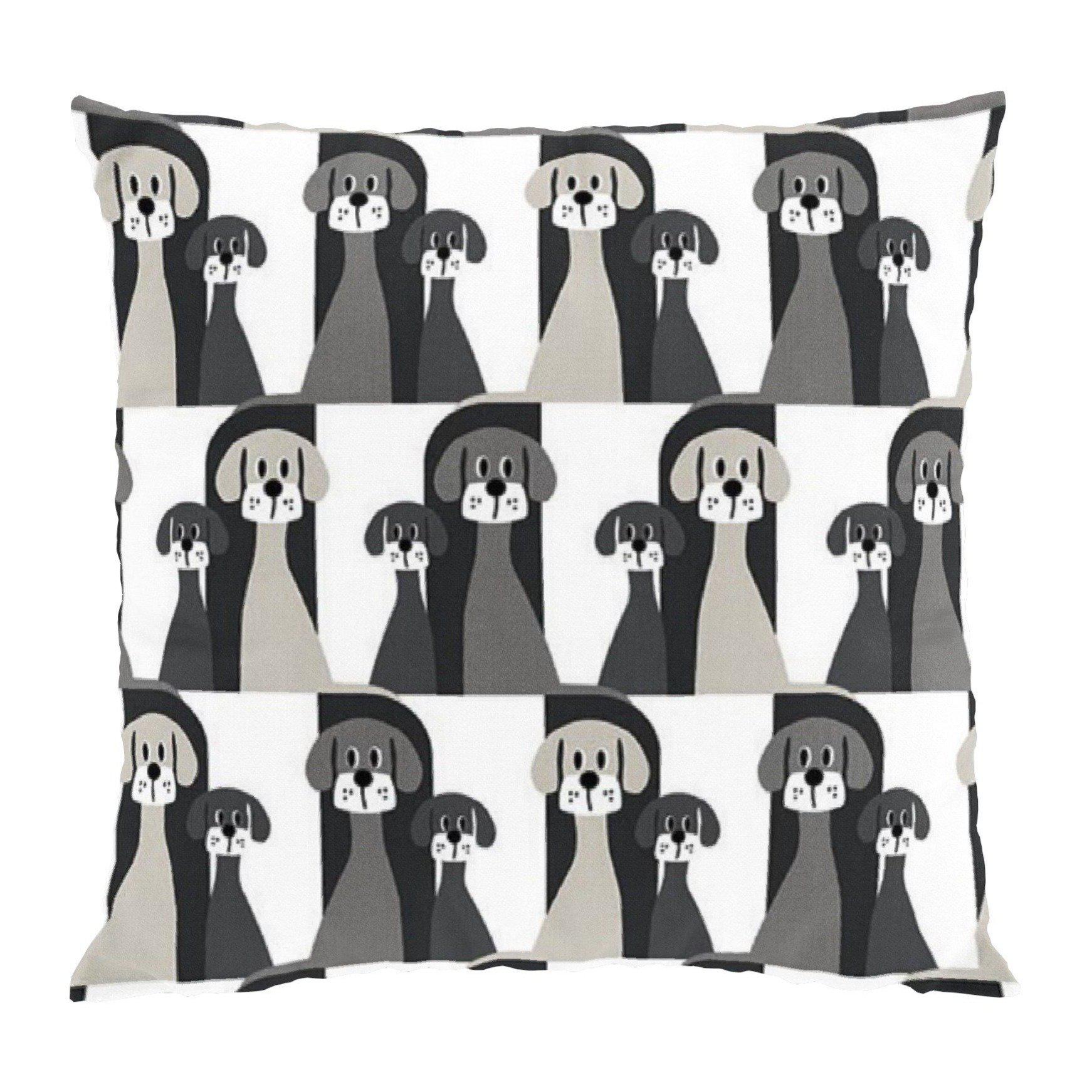Buster Kuddfodral 47x47 cm-Kuddfodral-Arvidssons Textil-Grå-peaceofhome.se