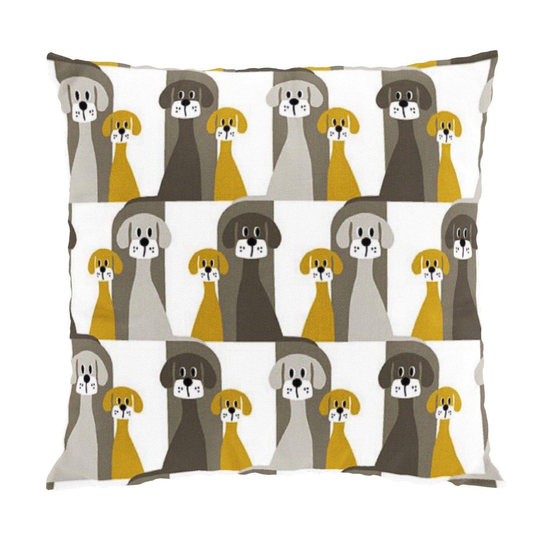 Buster Kuddfodral 47x47 cm-Kuddfodral-Arvidssons Textil-Gul-peaceofhome.se