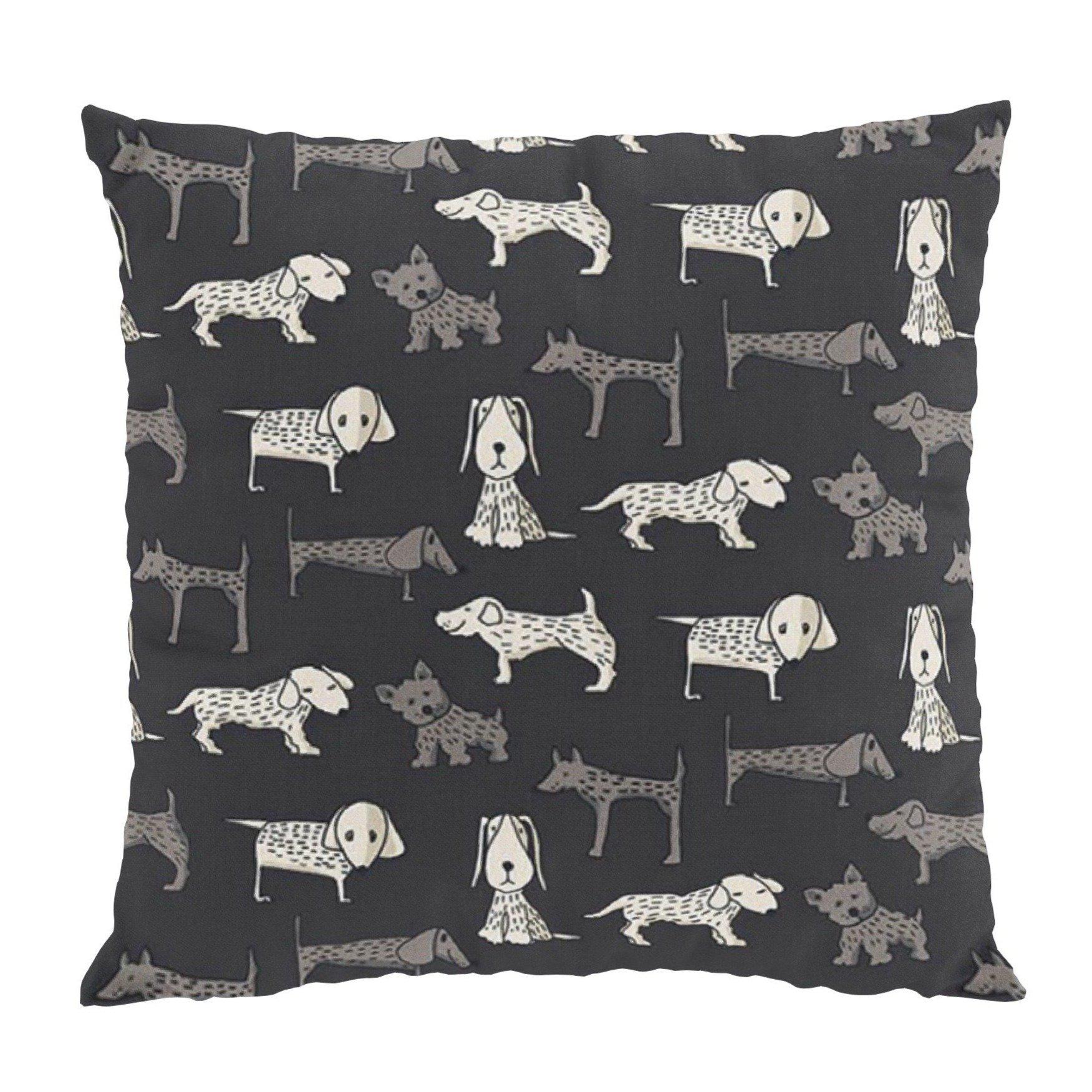 Byrackor Kuddfodral 47x47 cm-Kuddfodral-Arvidssons Textil-Grå-peaceofhome.se