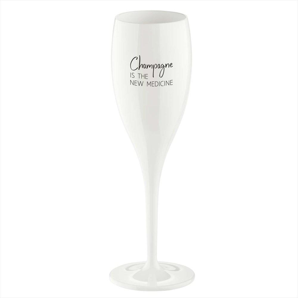 CHEERS Champagneglas - Champagne the new medicine - 6-pack-Champagneglas-Koziol-peaceofhome.se