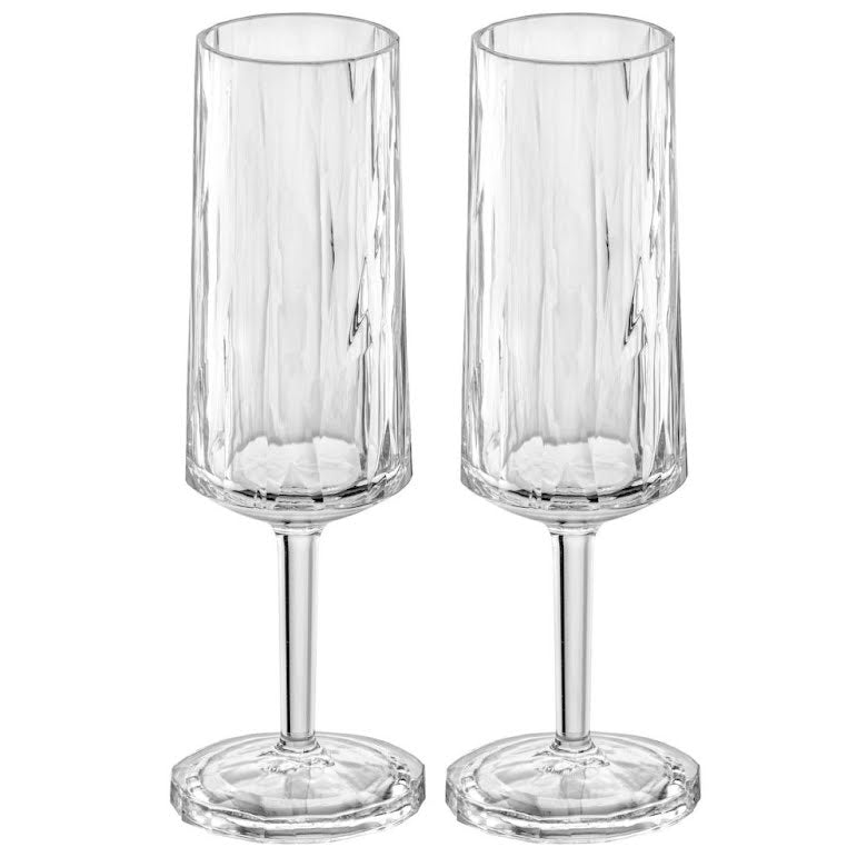 CLUB NO. 14 Champagneglas, plastglas / superglas 2-pack-Champagneglas-Koziol-peaceofhome.se
