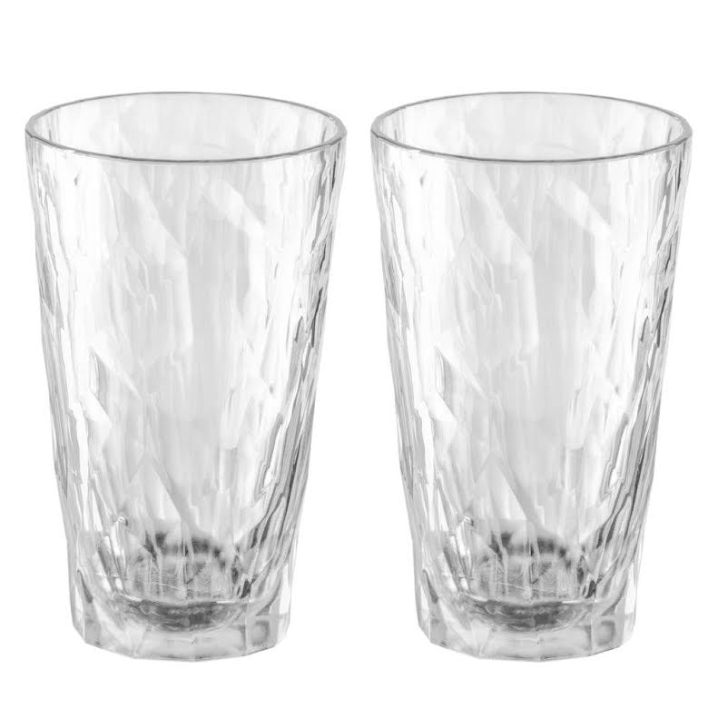 CLUB NO. 6 Longdrinkglas, plastglas / superglas 2-pack-Drinkglas-Koziol-peaceofhome.se