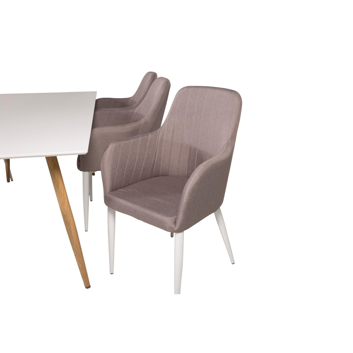 COMFORT POLAR Matbord 180x90 + 6 stolar-Venture Home-peaceofhome.se