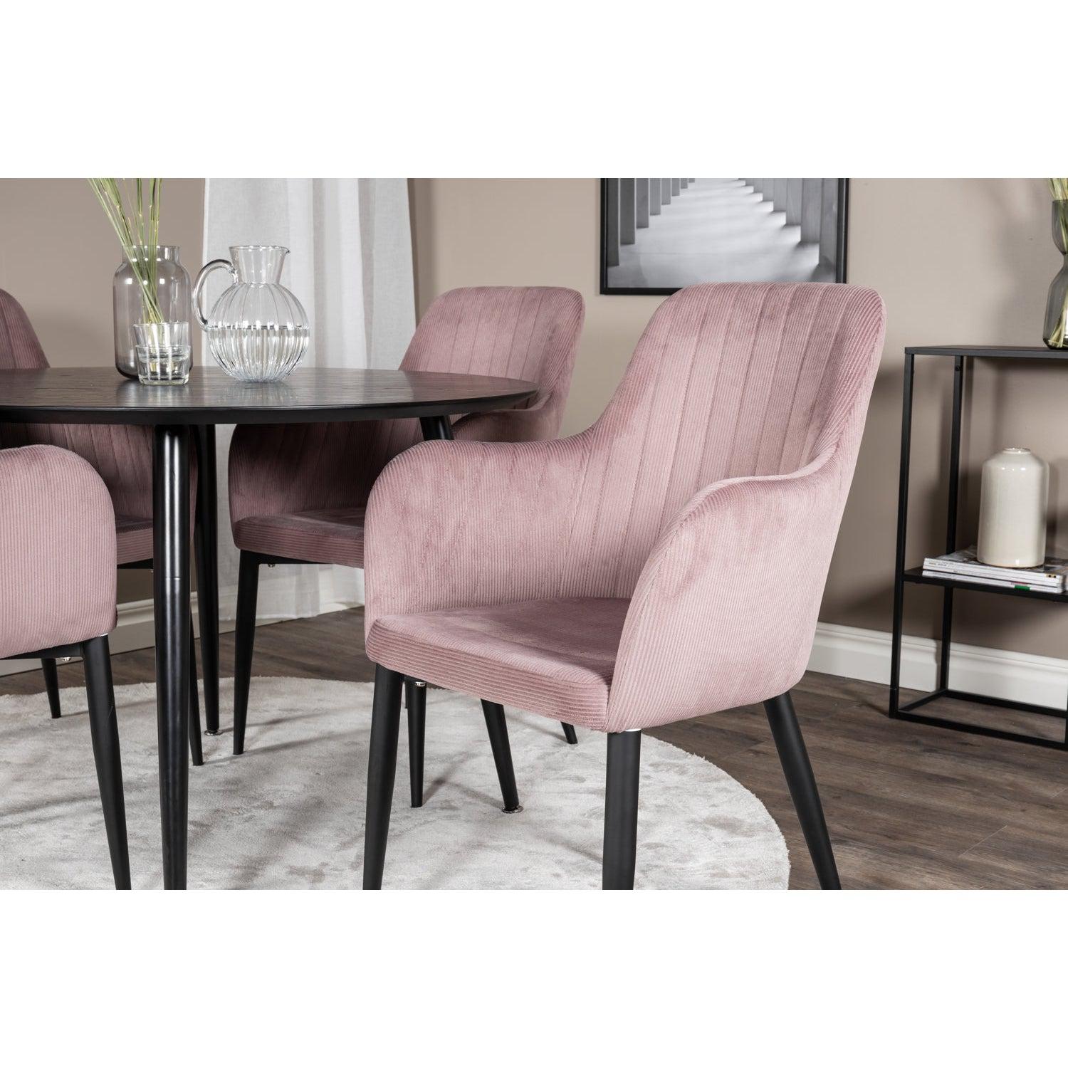 COMFORT Karmstol Manchester - Rosa-Stol-Venture Home-peaceofhome.se