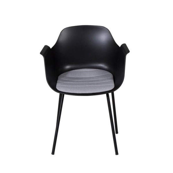 COMFORT Karmstol med dyna - Svart-Stol-Venture Home-peaceofhome.se