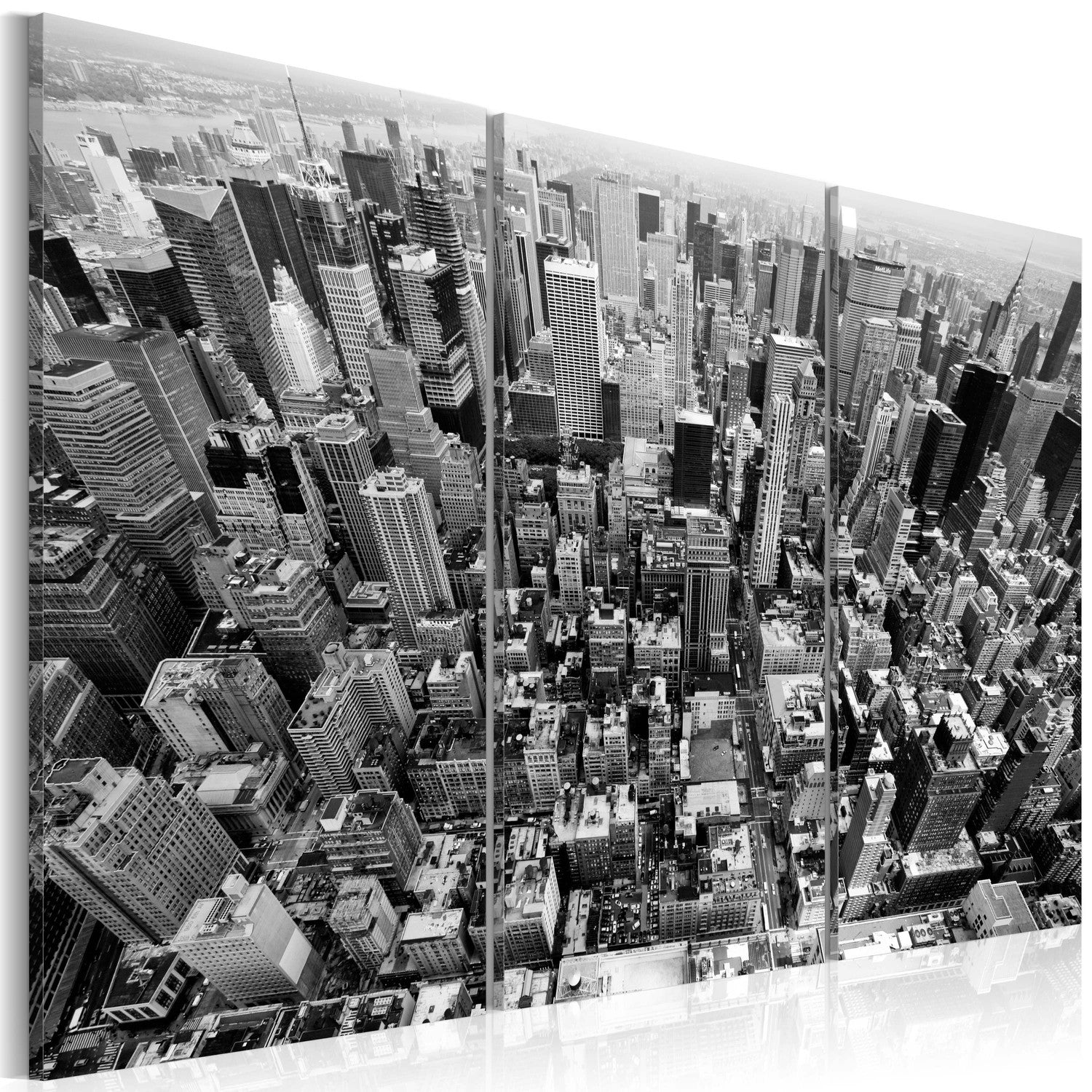 Canvas Tavla - A marvellous view on New York roofs-Tavla Canvas-Artgeist-60x40-peaceofhome.se