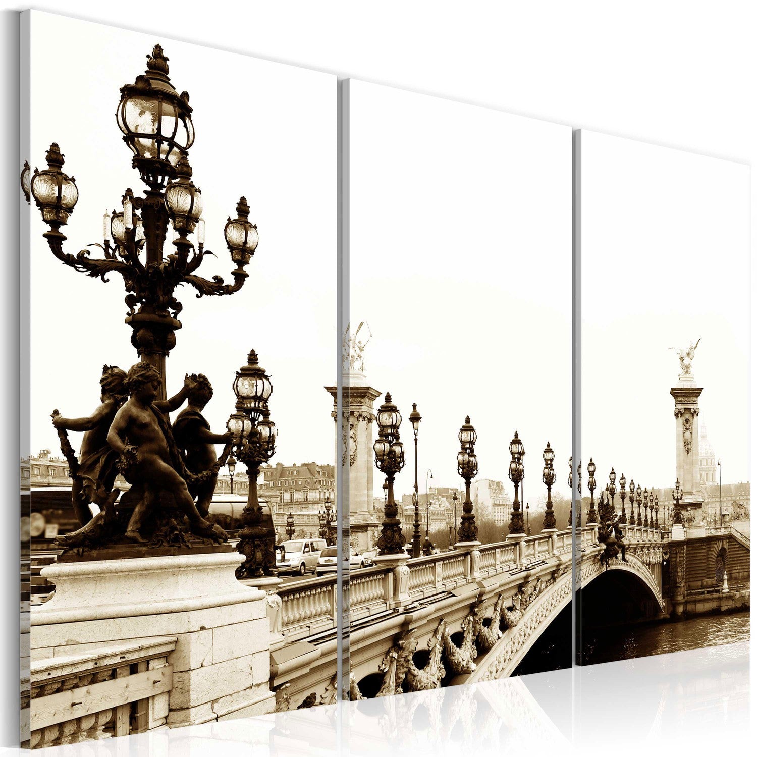 Canvas Tavla - A romantic walk in Paris-Tavla Canvas-Artgeist-60x40-peaceofhome.se
