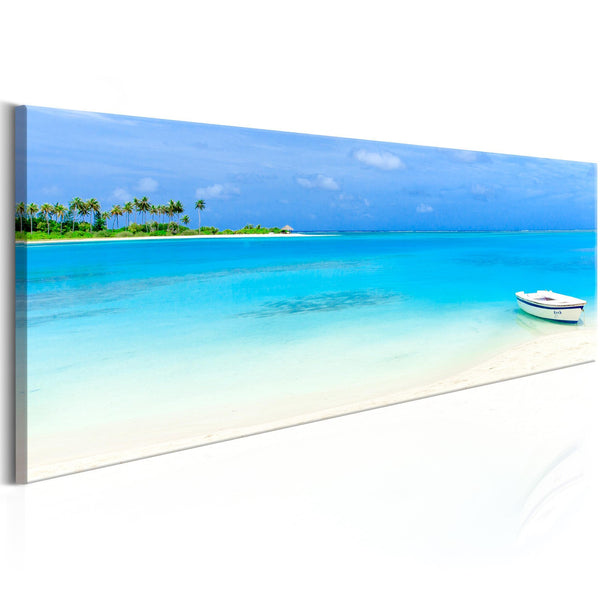Canvas Tavla - Azure Paradise-Tavla Canvas-Artgeist-120x40-peaceofhome.se