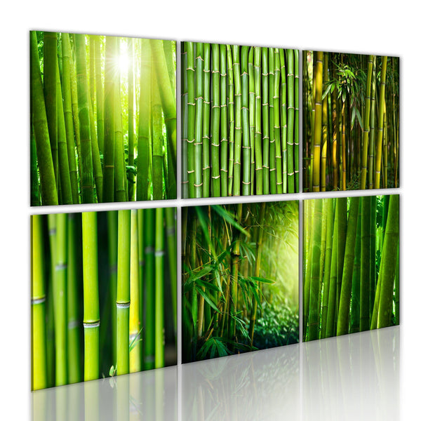Canvas Tavla - Bamboo has many faces-Tavla Canvas-Artgeist-60x40-peaceofhome.se