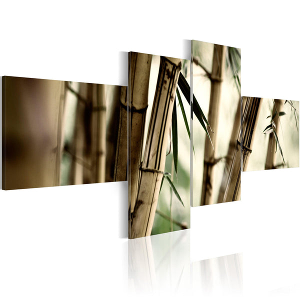 Canvas Tavla - Bamboo inspiration-Tavla Canvas-Artgeist-100x45-peaceofhome.se