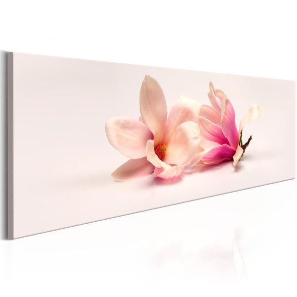 Canvas Tavla - Beautiful Magnolias-Tavla Canvas-Artgeist-120x40-peaceofhome.se