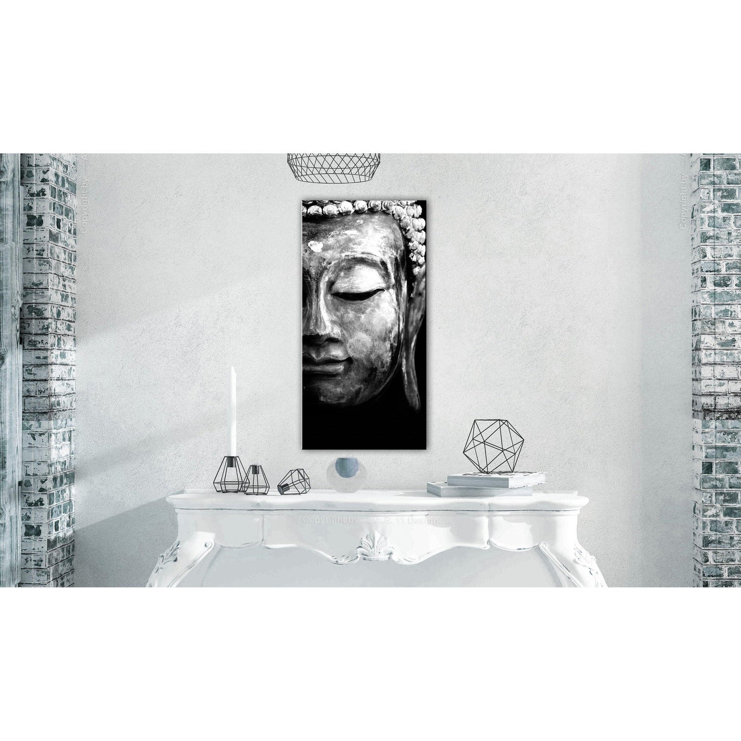 Canvas Tavla - Beauty of the Mind-Tavla Canvas-Artgeist-40x80-peaceofhome.se