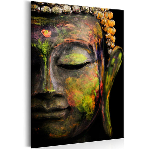 Canvas Tavla - Big Buddha-Tavla Canvas-Artgeist-60x90-peaceofhome.se