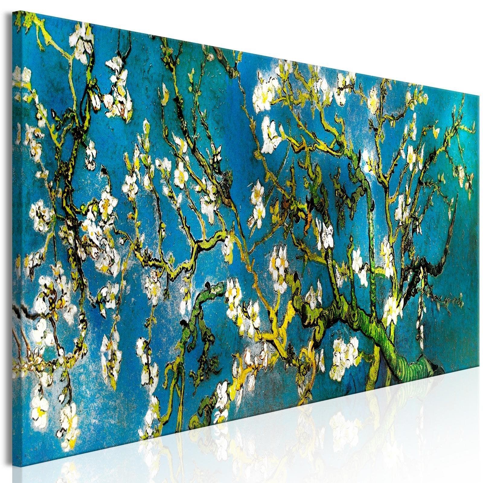 Canvas Tavla - Blooming Almond Narrow-Tavla Canvas-Artgeist-90x30-peaceofhome.se